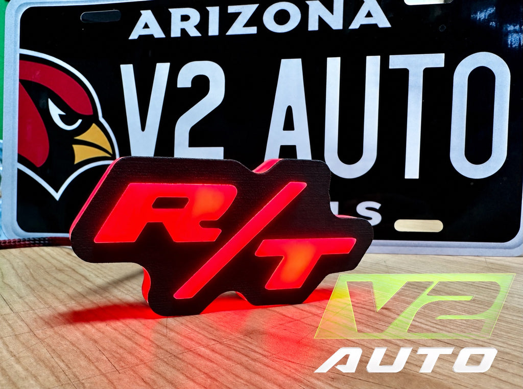 DODGE “RT” LED RGB Bluetooth Color Changing Emblem