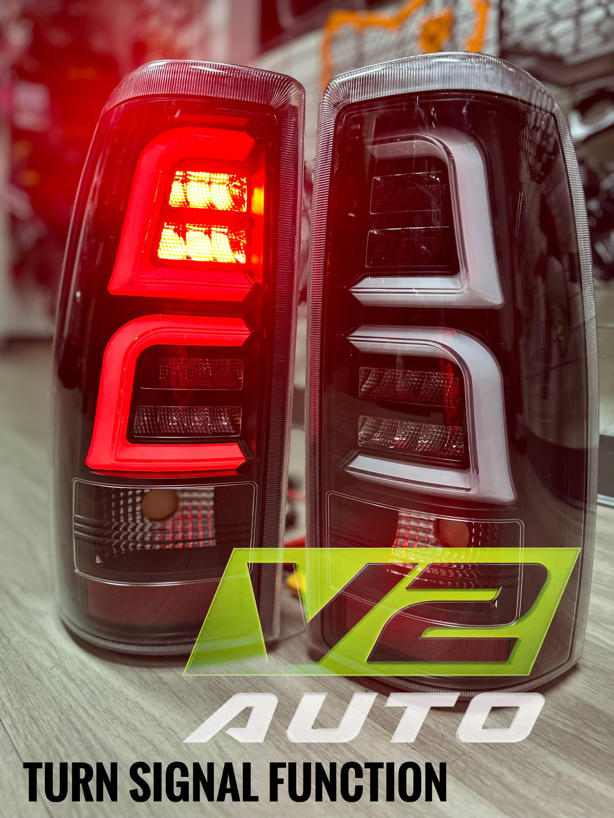 1999-2006 Chevy Silverado GMC Sierra LED “Double C Bar” Tail Lamps