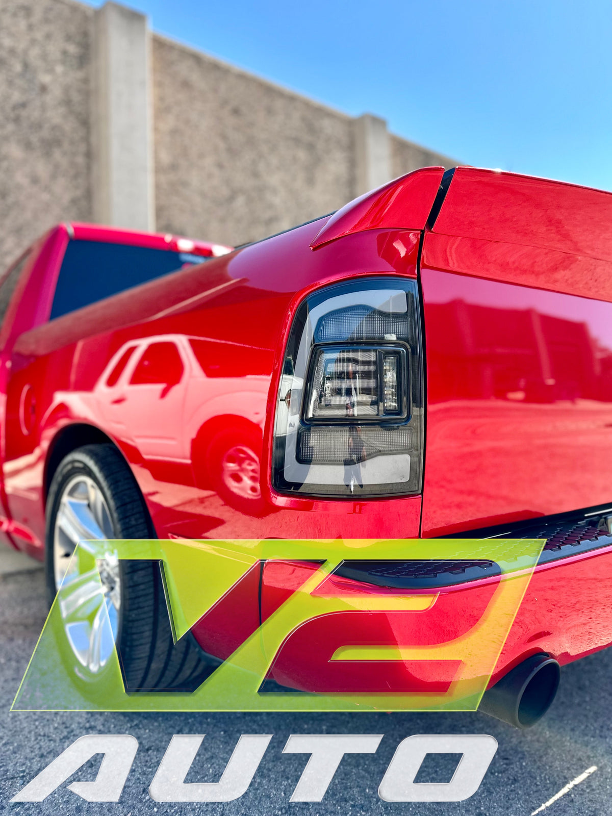 Dodge Ram 2009-2018 "Phantom 2 5th Gen Style SEQUENCE" Tail Lamps