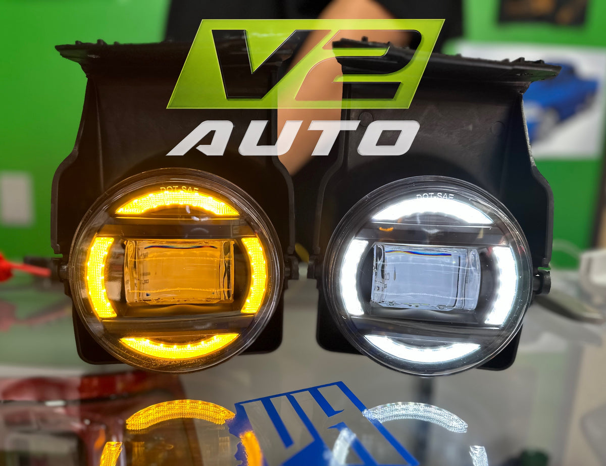 03-06 GMC Sierra Switchback LED DRL Fog Lamps