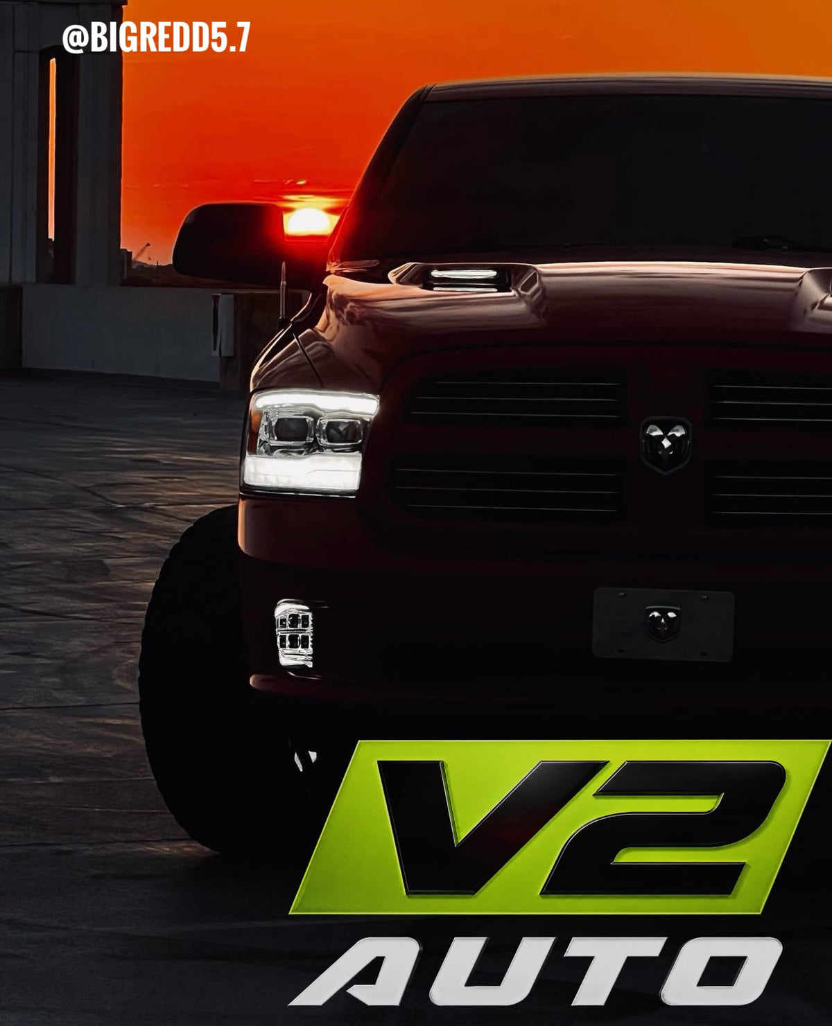 09-18 Dodge Ram Sequential Dual Projector Headlights
