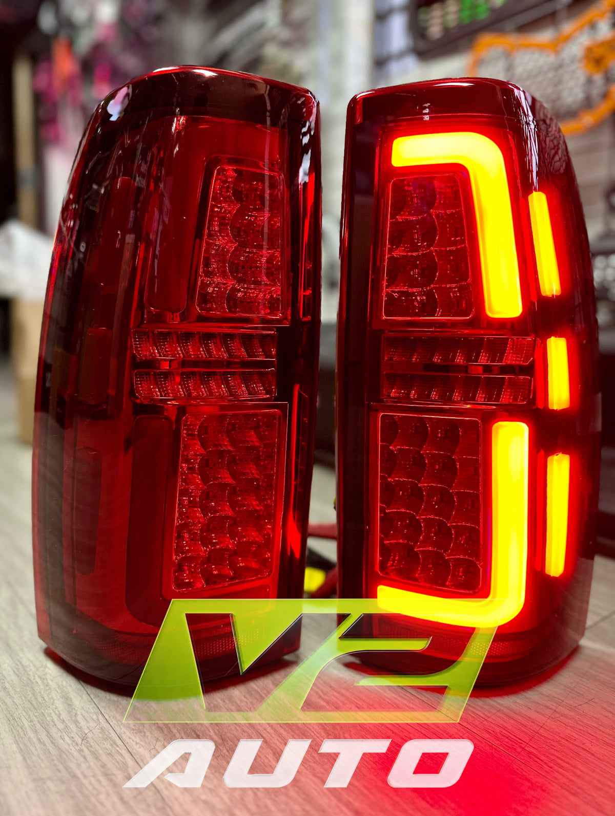 1999-2006 Chevy Silverado GMC Sierra LED “Big C” Bar Tail Lamps