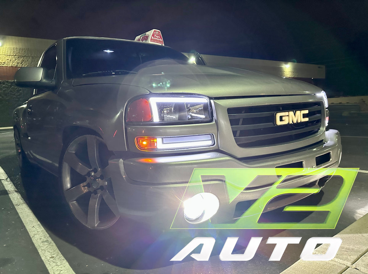 99-06 GMC Sierra Yukon "Gen 2 Big C Sequential" Headlights