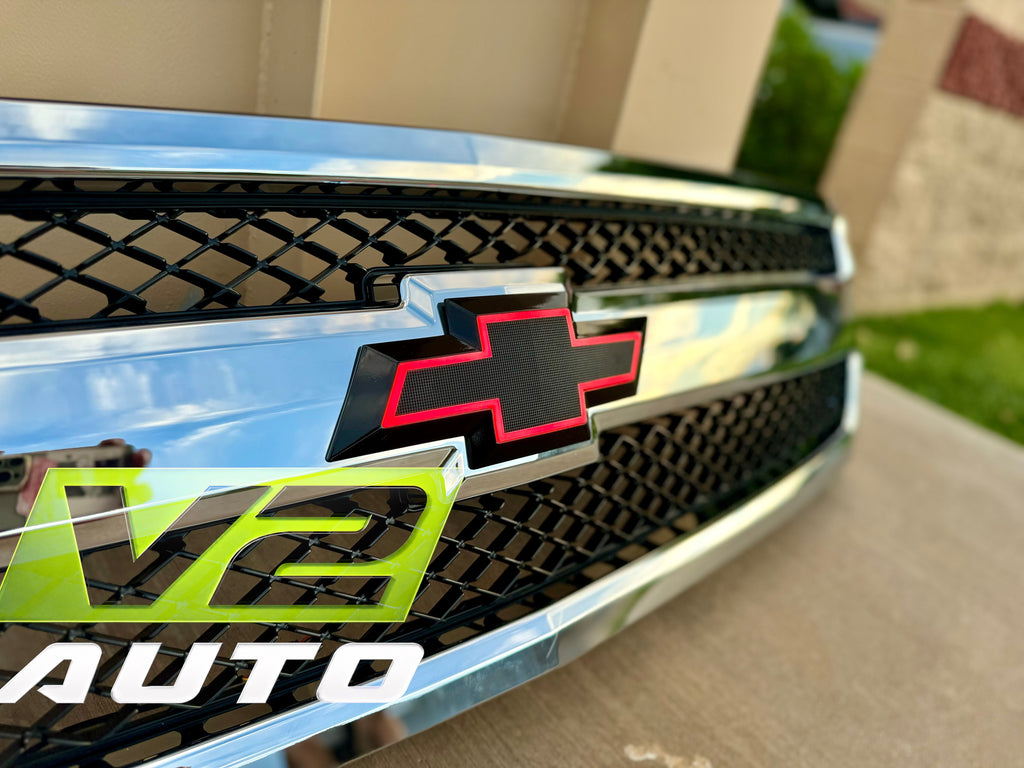 07-13 Chevy Silverado Bluetooth Color Changing LED RGB Bowtie Emblem