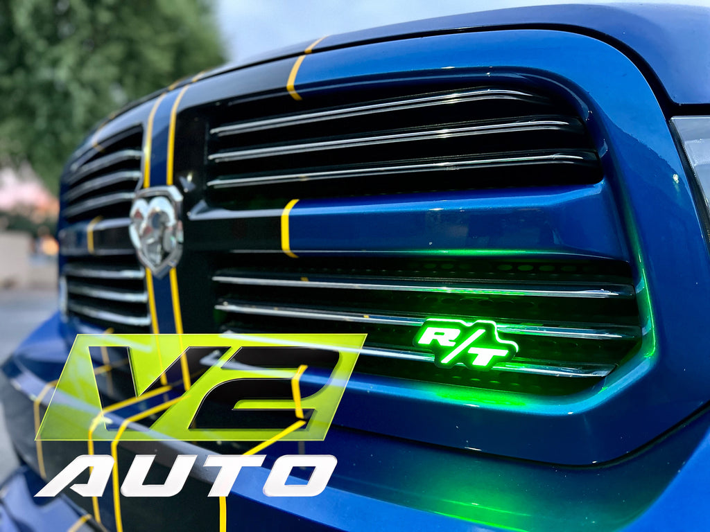 DODGE “RT” LED RGB Bluetooth Color Changing Emblem