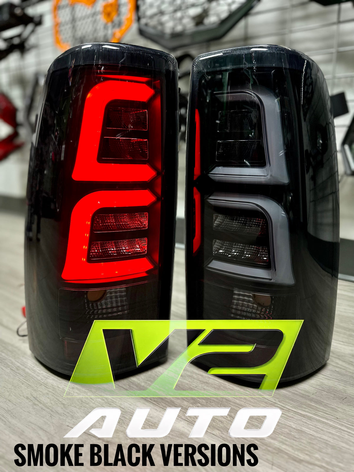 1999-2006 Chevy Silverado GMC Sierra LED “Double C Bar” Tail Lamps