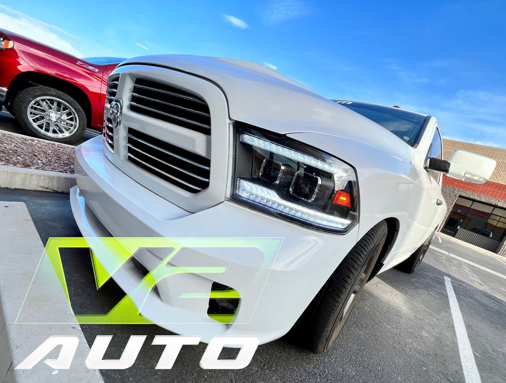 09-18 Dodge Ram DUAL SEQUENTIAL LED Projector Headlights