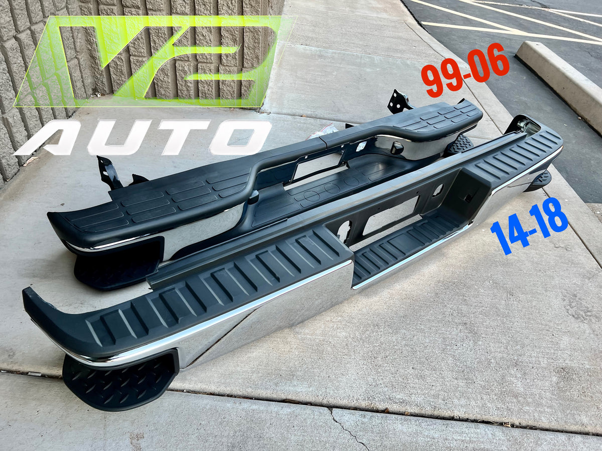 99-06 Chevy Silverado GMC Sierra Rear “14+ Style Step” Bumper