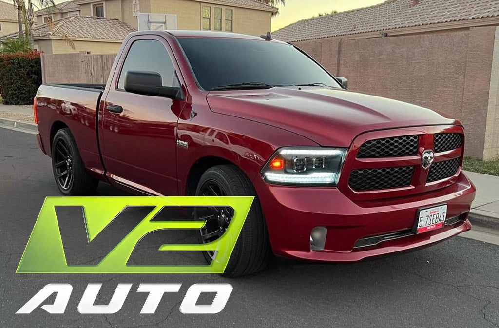 09-18 Dodge Ram DUAL SEQUENTIAL LED Projector Headlights