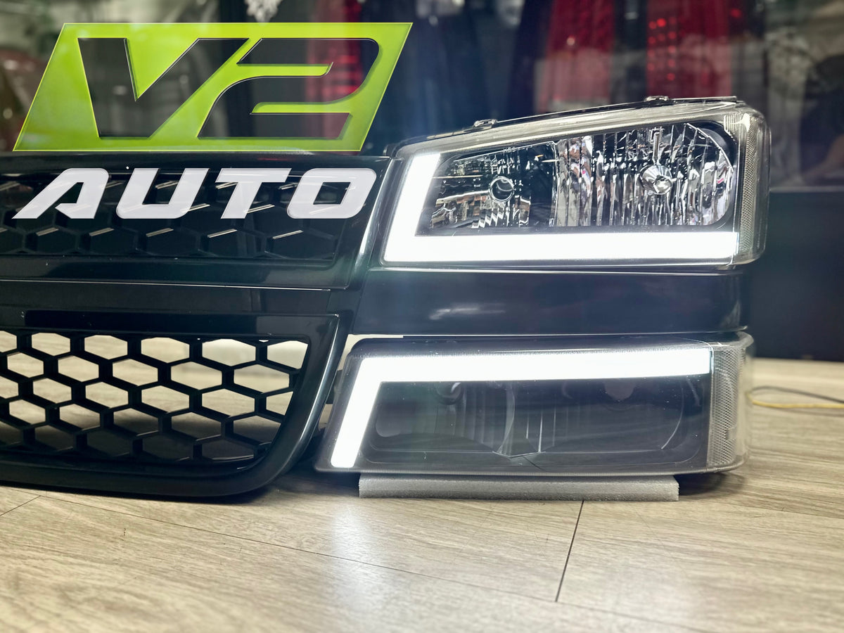 2003 - 2006 Chevy Silverado LED DRL "HD LTZ” Bar Headlamps