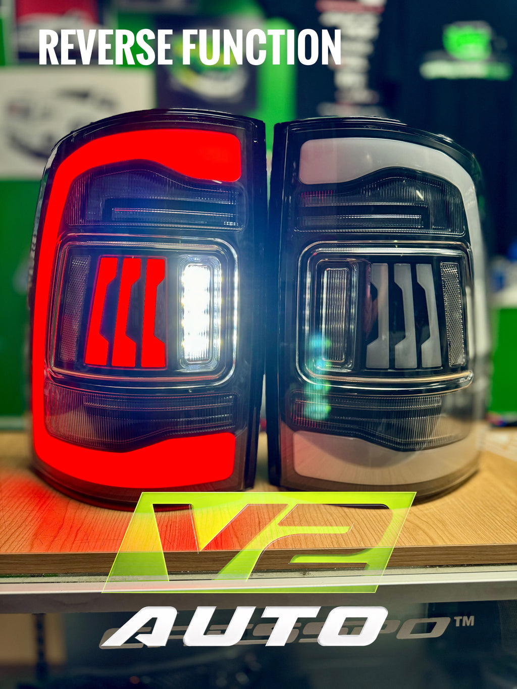 Dodge Ram 2009-2018 "Phantom 3 5th Gen Style SEQUENCE" Tail Lamps