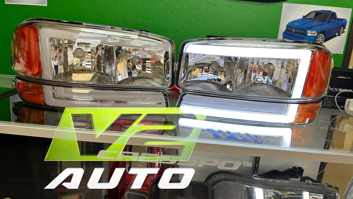 99-06 GMC Sierra Yukon "Gen 2 Big C Sequential" Headlights