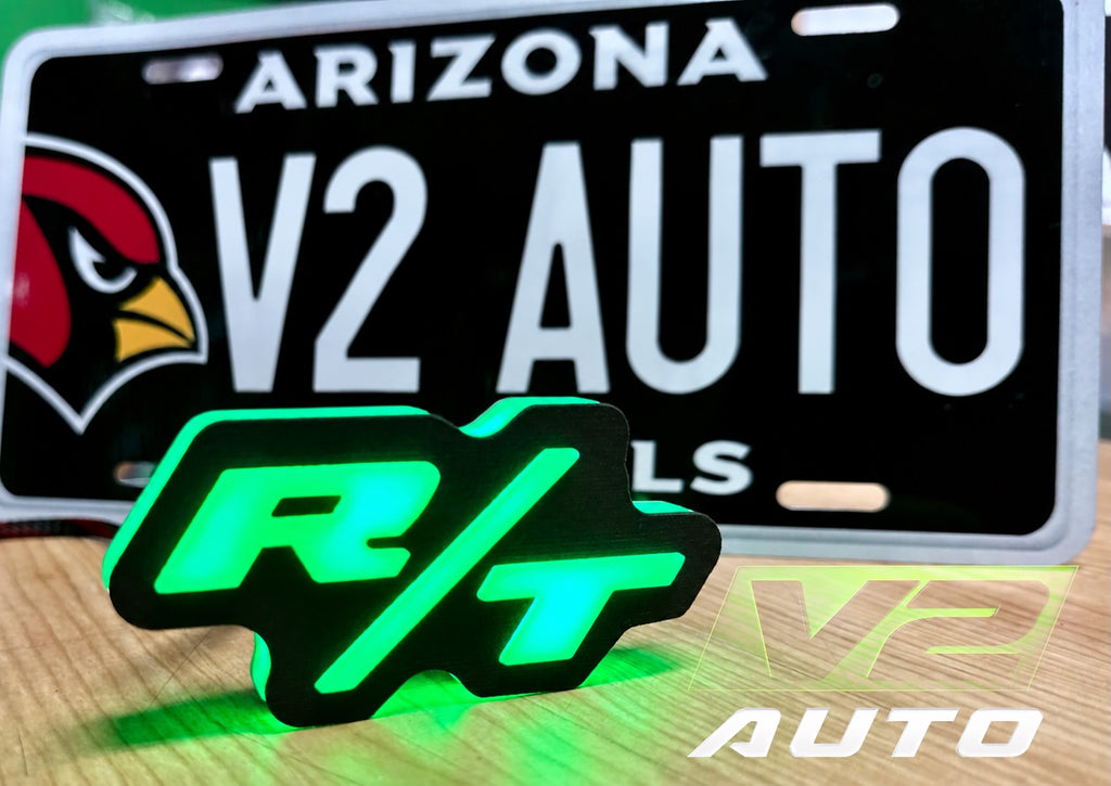 DODGE “RT” LED RGB Bluetooth Color Changing Emblem