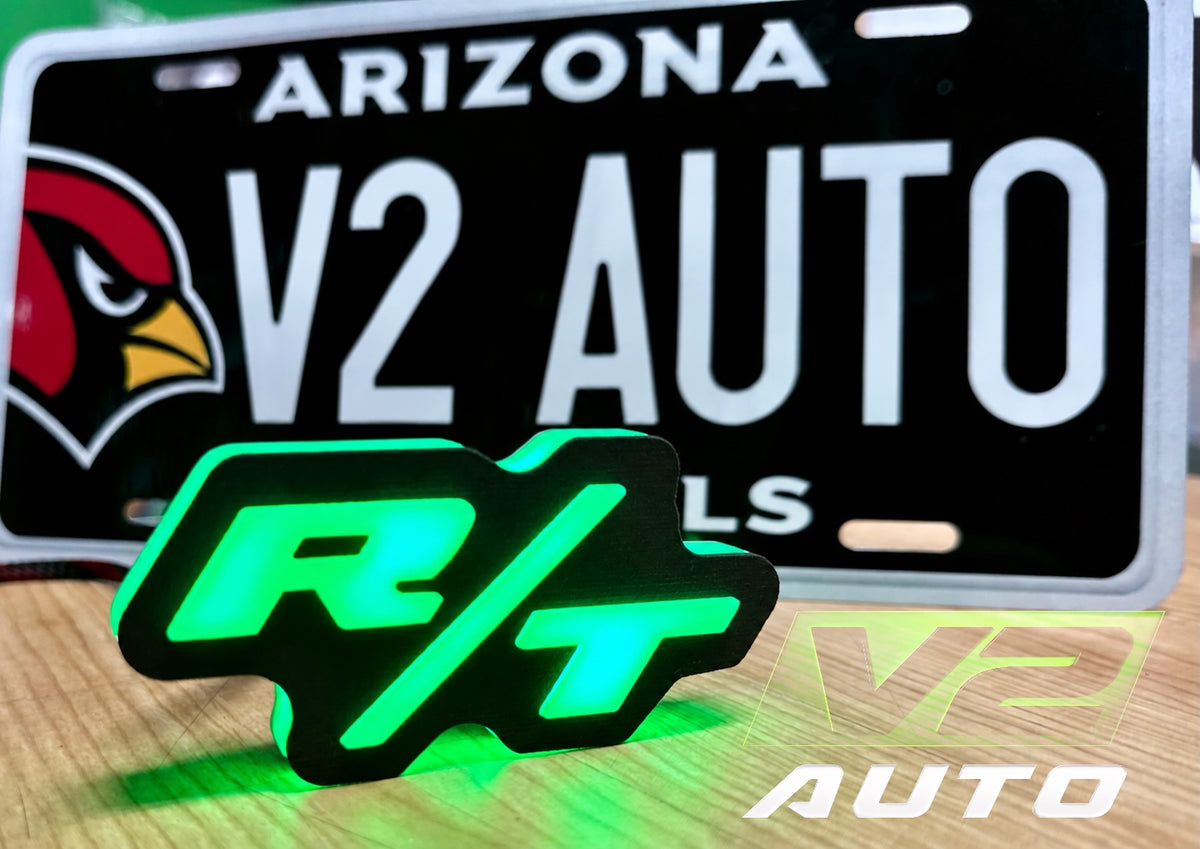 DODGE “RT” LED RGB Bluetooth Color Changing Emblem