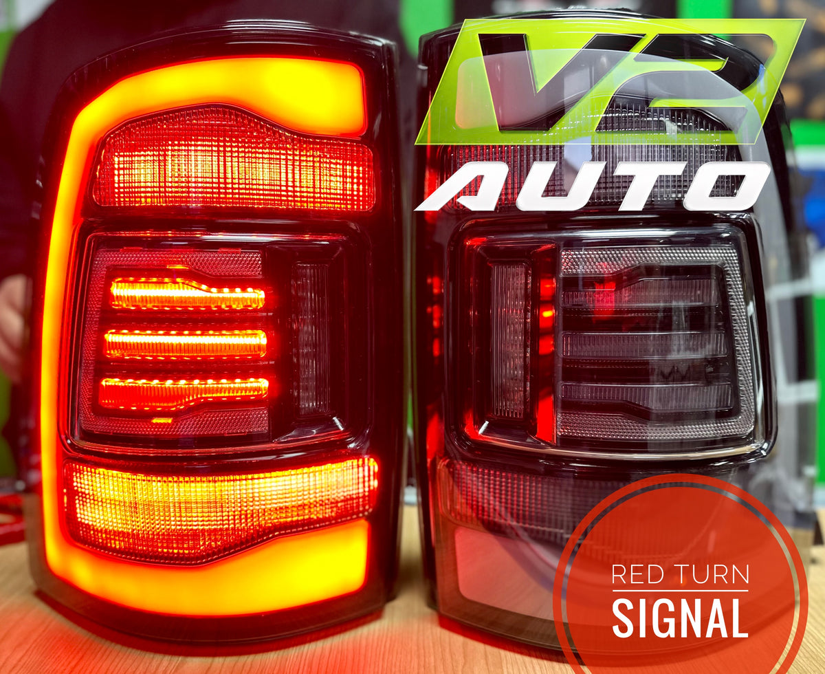 Dodge Ram 2009-2018 "Phantom 2 5th Gen Style SEQUENCE" Tail Lamps