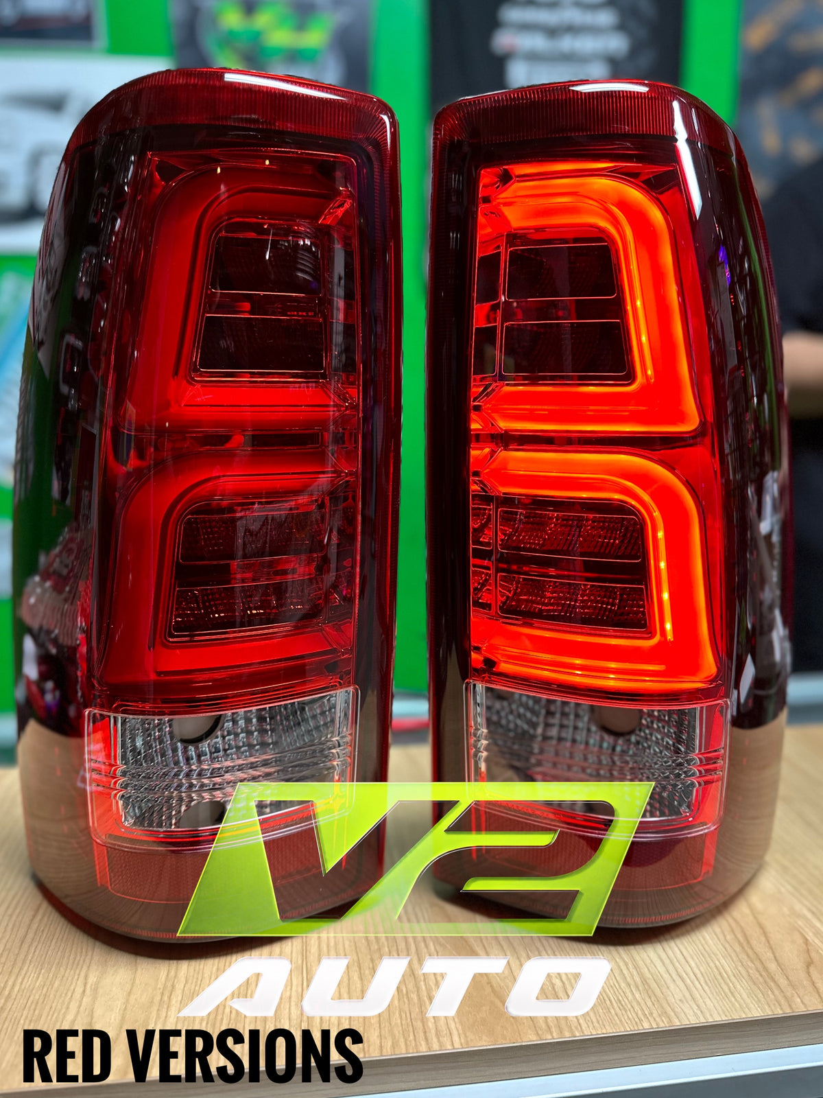 1999-2006 Chevy Silverado GMC Sierra LED “Double C Bar” Tail Lamps