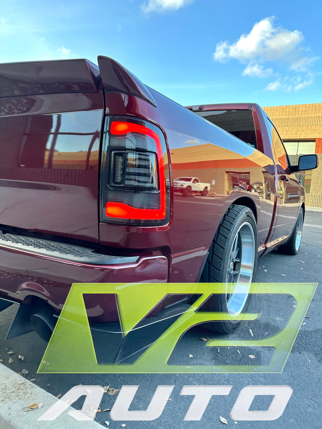 Dodge Ram 2009-2018 "Phantom 2 5th Gen Style SEQUENCE" Tail Lamps
