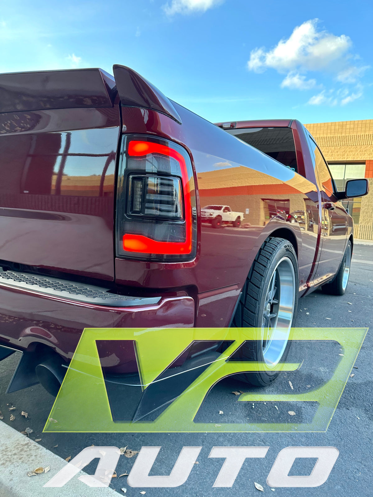 Dodge Ram 2009-2018 "Phantom 2 5th Gen Style SEQUENCE" Tail Lamps