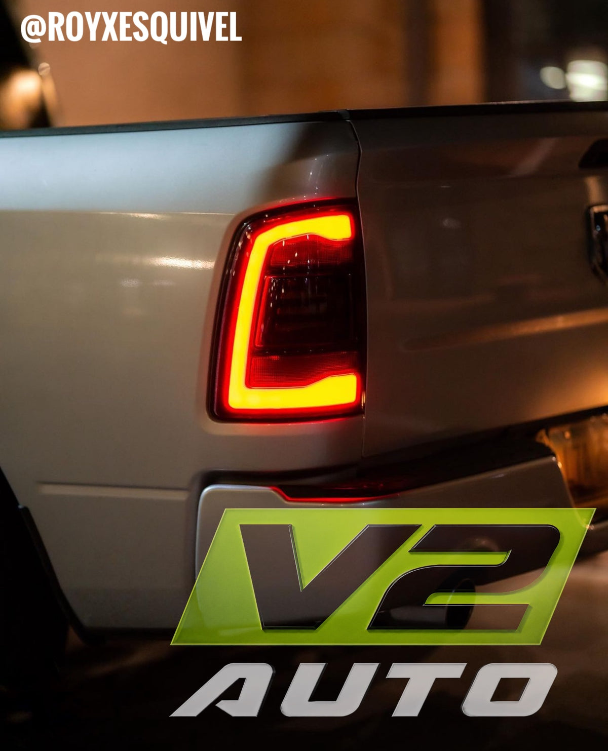 Dodge Ram 2009-2018 "Phantom 2 5th Gen Style SEQUENCE" Tail Lamps
