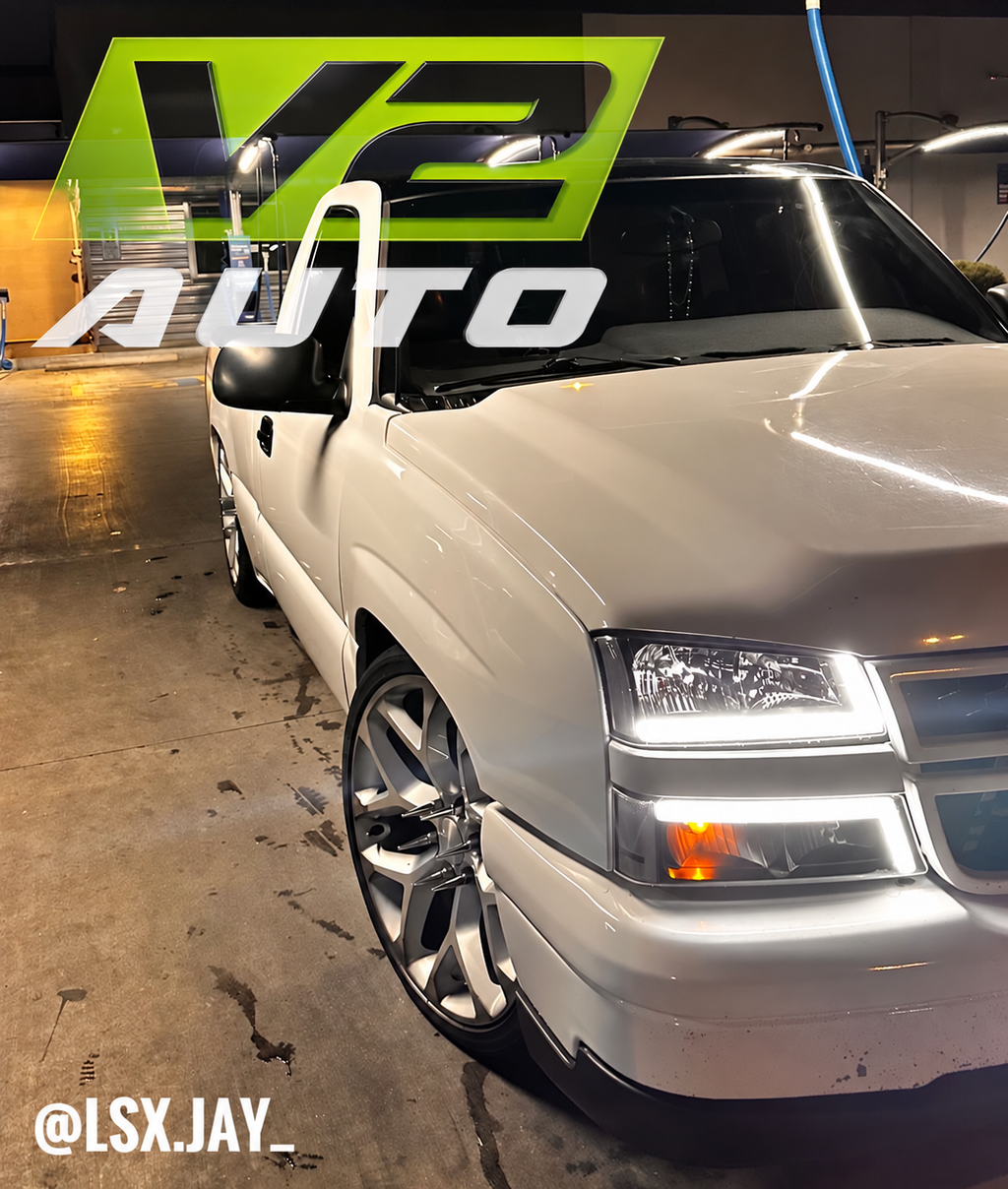 2003 - 2006 Chevy Silverado LED DRL "HD LTZ” Bar Headlamps