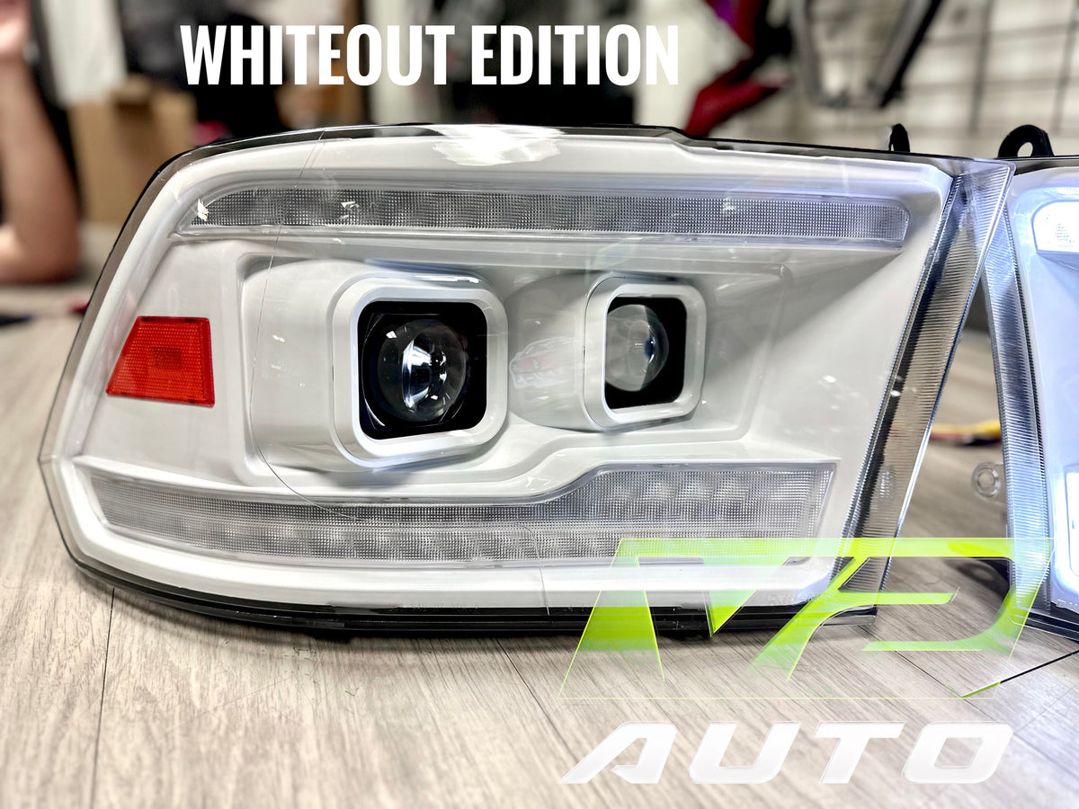 09-18 Dodge Ram DUAL SEQUENTIAL LED Projector Headlights