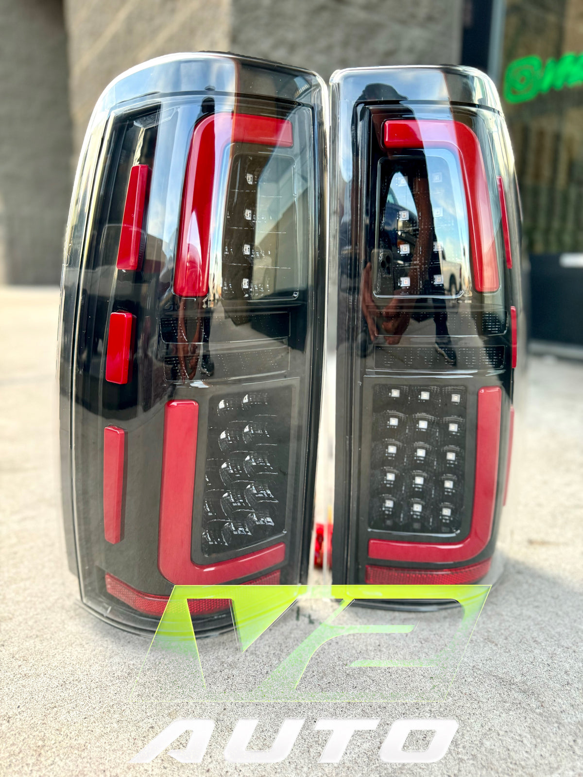 1999-2006 Chevy Silverado GMC Sierra LED “Big C” Bar Tail Lamps