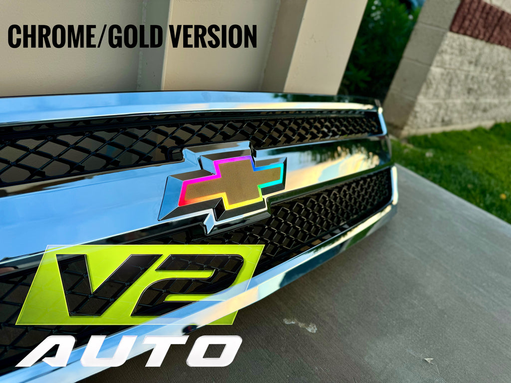 07-13 Chevy Silverado Bluetooth Color Changing LED RGB Bowtie Emblem