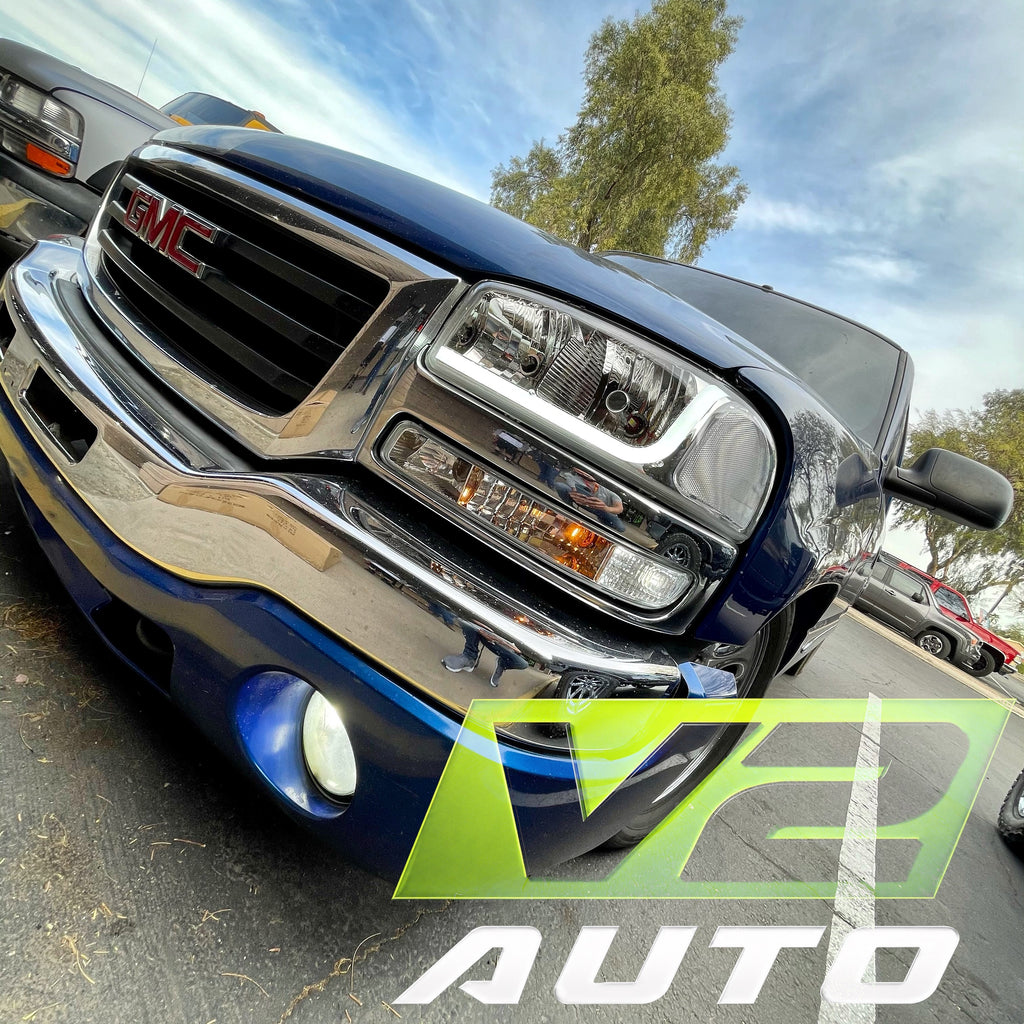 99-06 GMC Sierra Yukon "L Bar" Headlights