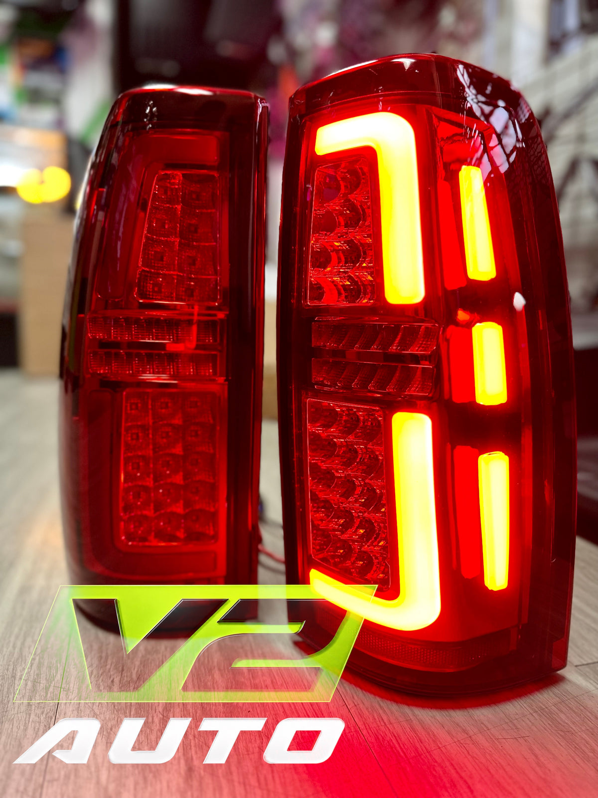 1999-2006 Chevy Silverado GMC Sierra LED “Big C” Bar Tail Lamps