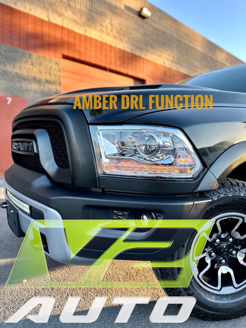 09-18 Dodge Ram “R/T Style Clear Corner” Headlights