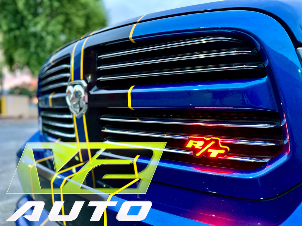 DODGE “RT” LED RGB Bluetooth Color Changing Emblem