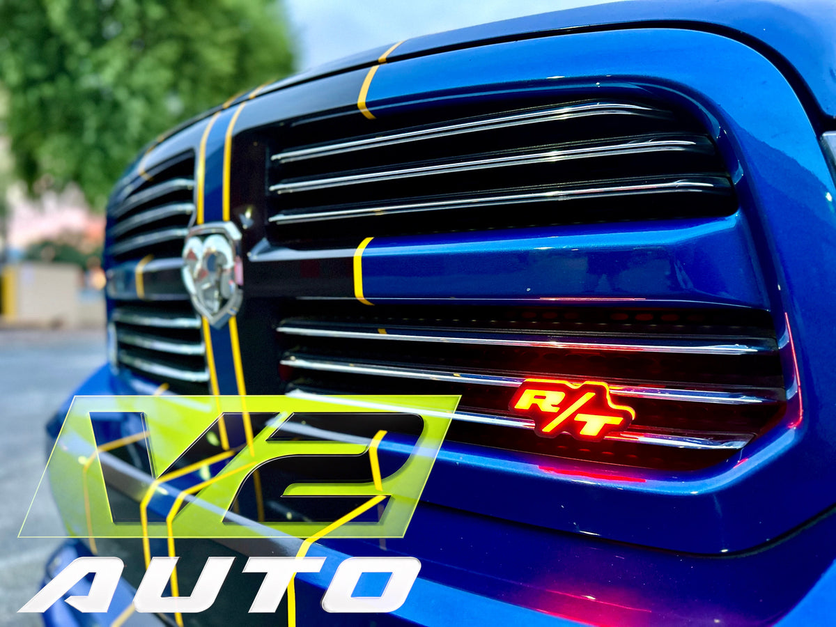 DODGE “RT” LED RGB Bluetooth Color Changing Emblem