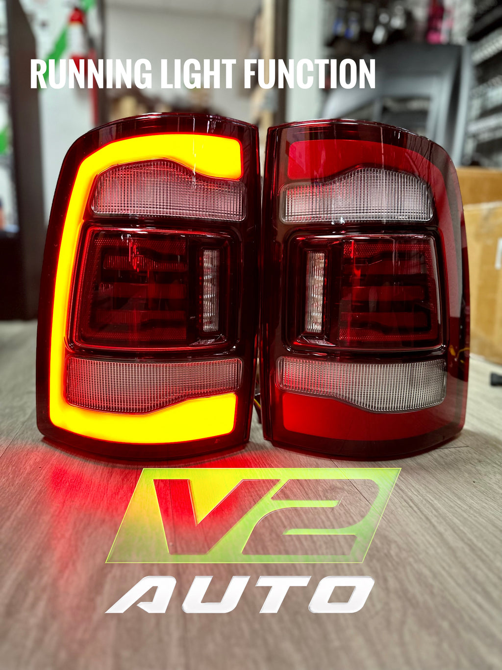 Dodge Ram 2009-2018 "RED 5th Gen SEQUENCE" Tail Lamps