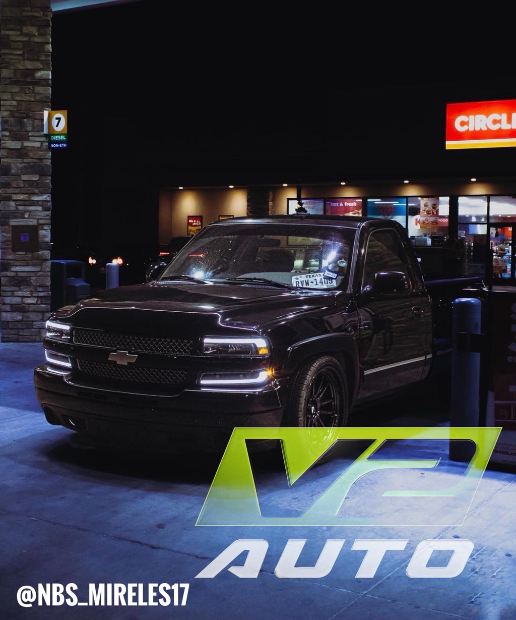 1999-2002 Chevy Silverado / 2000-2006 Tahoe “Big C Bar Gen 2 SWITCHBACK SEQUENTIAL” LED DRL Headlamps
