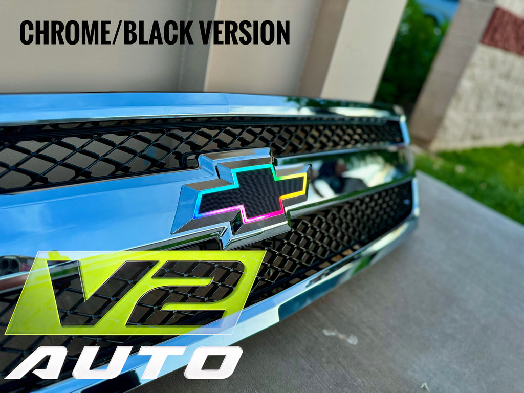 07-13 Chevy Silverado Bluetooth Color Changing LED RGB Bowtie Emblem