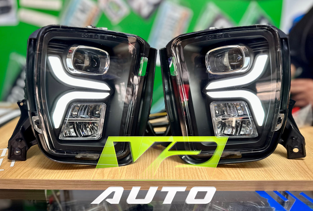 13-18 Dodge Ram 1500 “Switchback Sequential Style 2” FULL LED DRL Fog Lamps