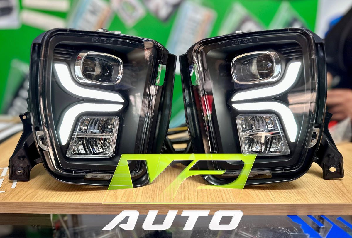 13-18 Dodge Ram 1500 “Switchback Sequential Style 2” FULL LED DRL Fog Lamps