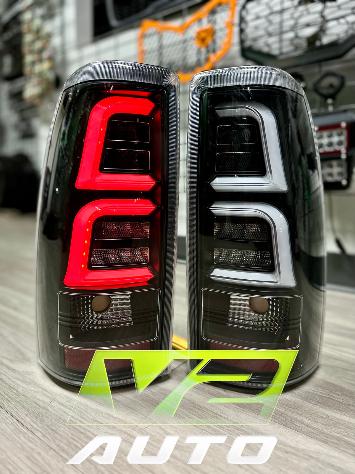 1999-2006 Chevy Silverado GMC Sierra LED “Double C Bar” Tail Lamps