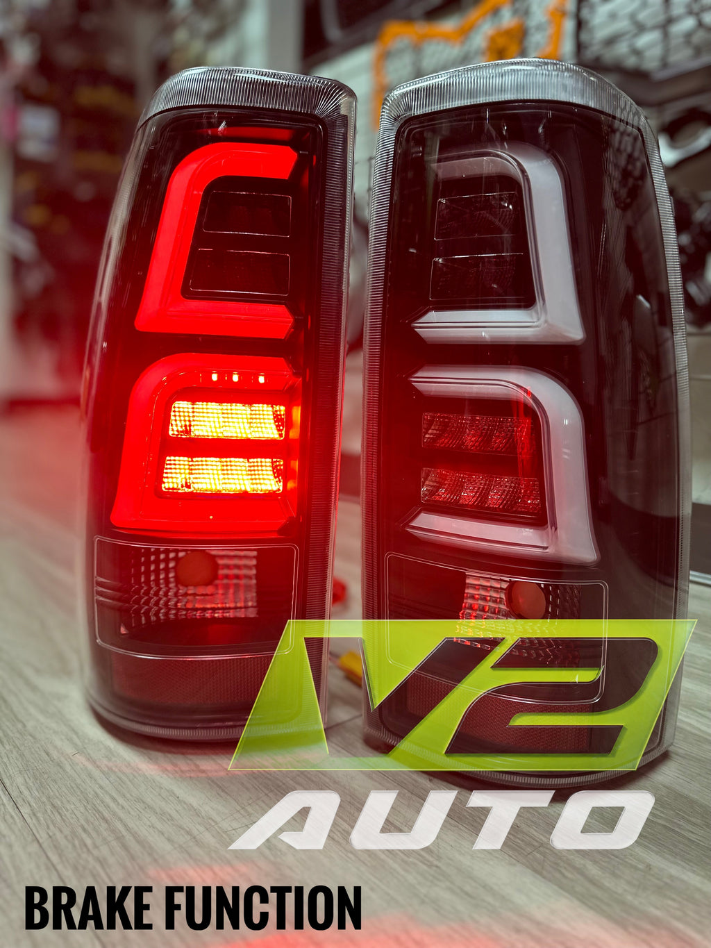 1999-2006 Chevy Silverado GMC Sierra LED “Double C Bar” Tail Lamps