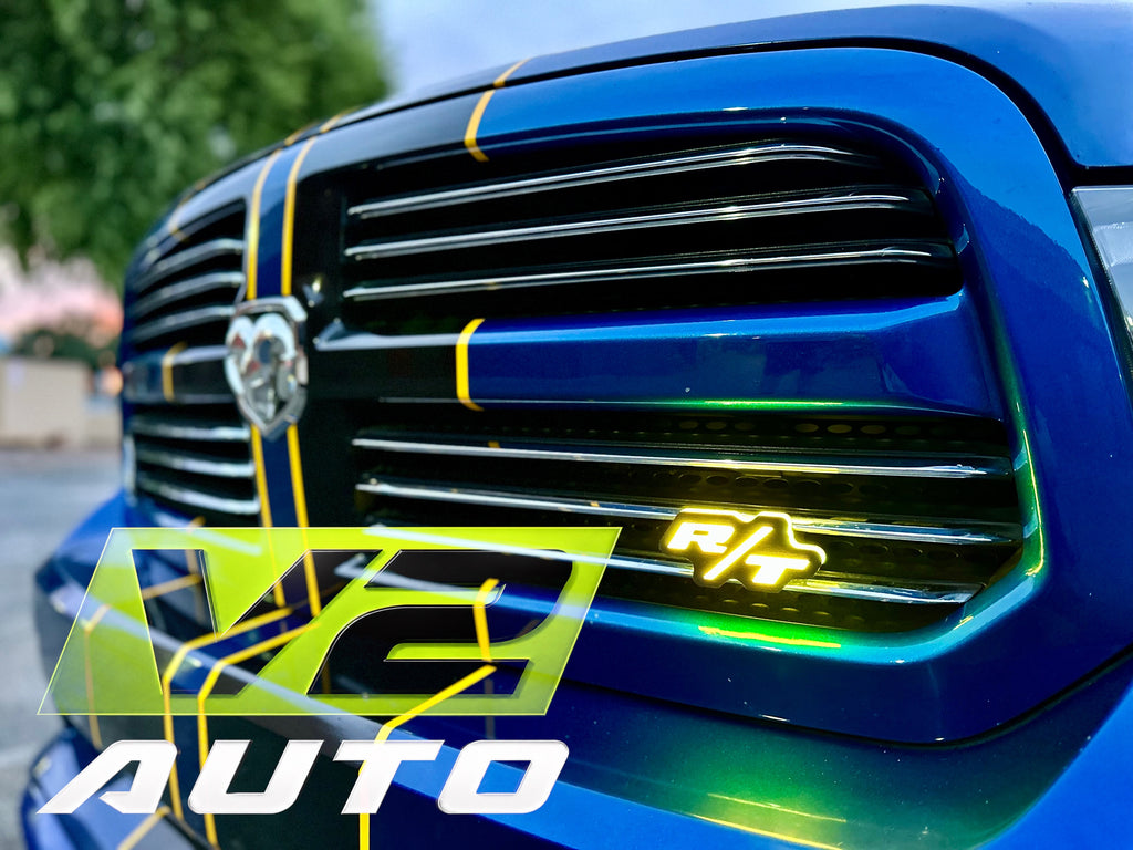 DODGE “RT” LED RGB Bluetooth Color Changing Emblem