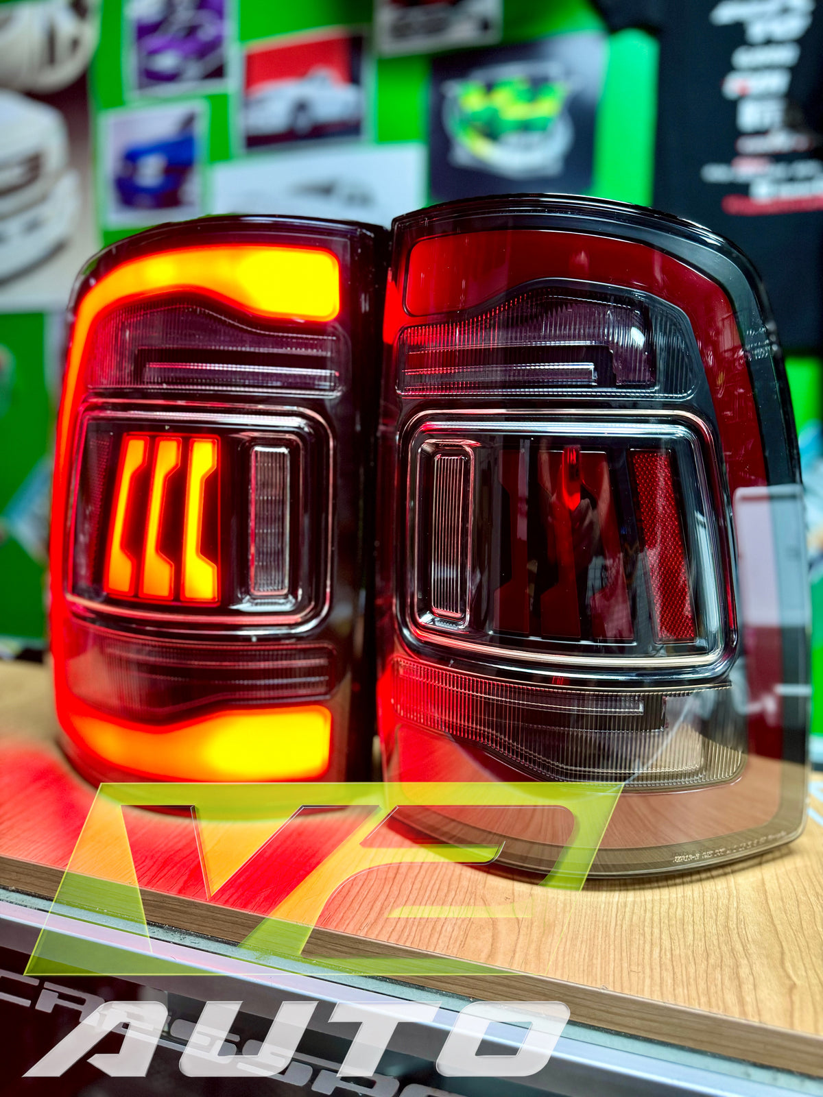 Dodge Ram 2009-2018 "V2 5th Gen Style SEQUENCE" Tail Lamps
