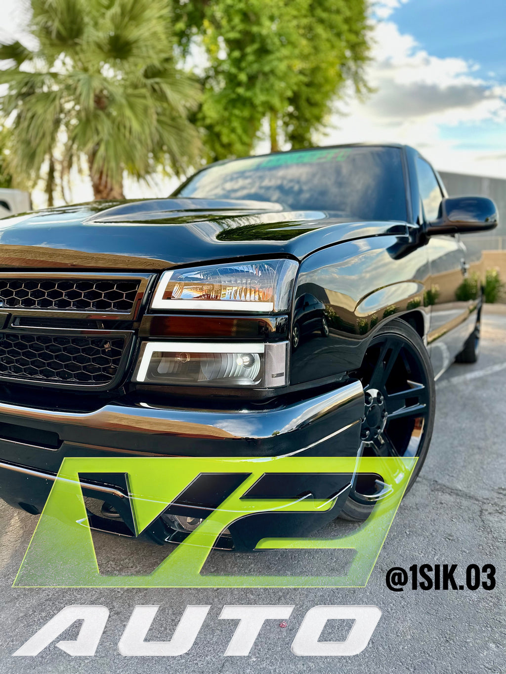 2003 - 2006 Chevy Silverado LED DRL "HD LTZ” Bar Headlamps