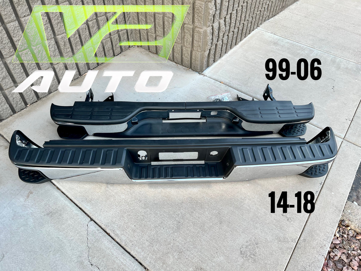 99-06 Chevy Silverado GMC Sierra Rear “14+ Style Step” Bumper