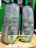 88-98 OBS Chevy Silverado Tahoe  Blazer GMC Sierra Yukon “JDM Clear” Tail Lamps