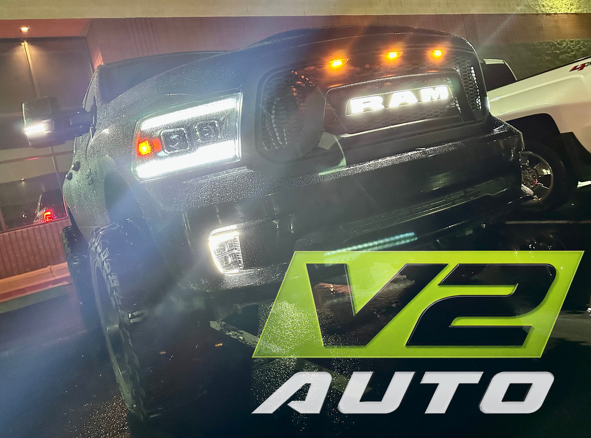 09-18 Dodge Ram DUAL SEQUENTIAL LED Projector Headlights