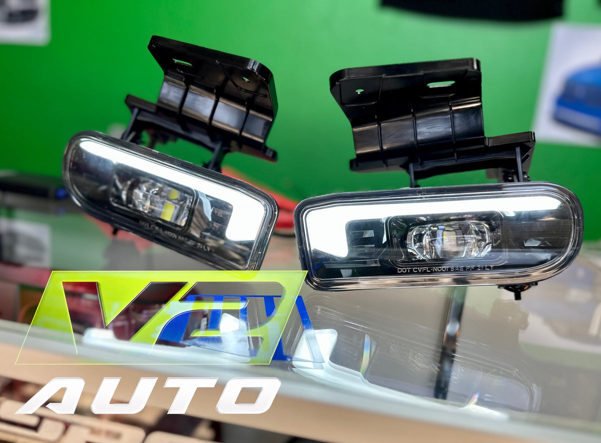 99-02 Chevy Silverado 00-06 Tahoe LED DRL Fog Lamps