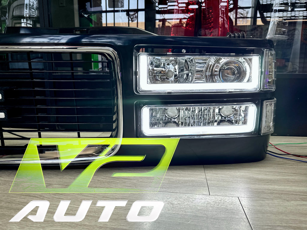 88-98 Chevy Silverado Tahoe Blazer, GMC Sierra Yukon LED “Projector U” Bar Headlights