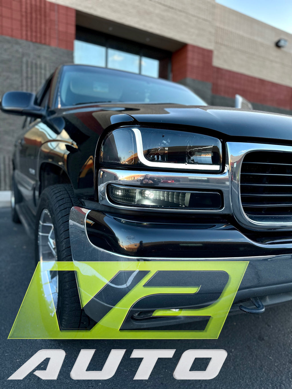 99-06 GMC Sierra Yukon "L Bar" Headlights