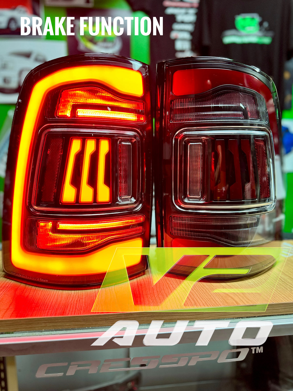 Dodge Ram 2009-2018 "V2 5th Gen Style SEQUENCE" Tail Lamps