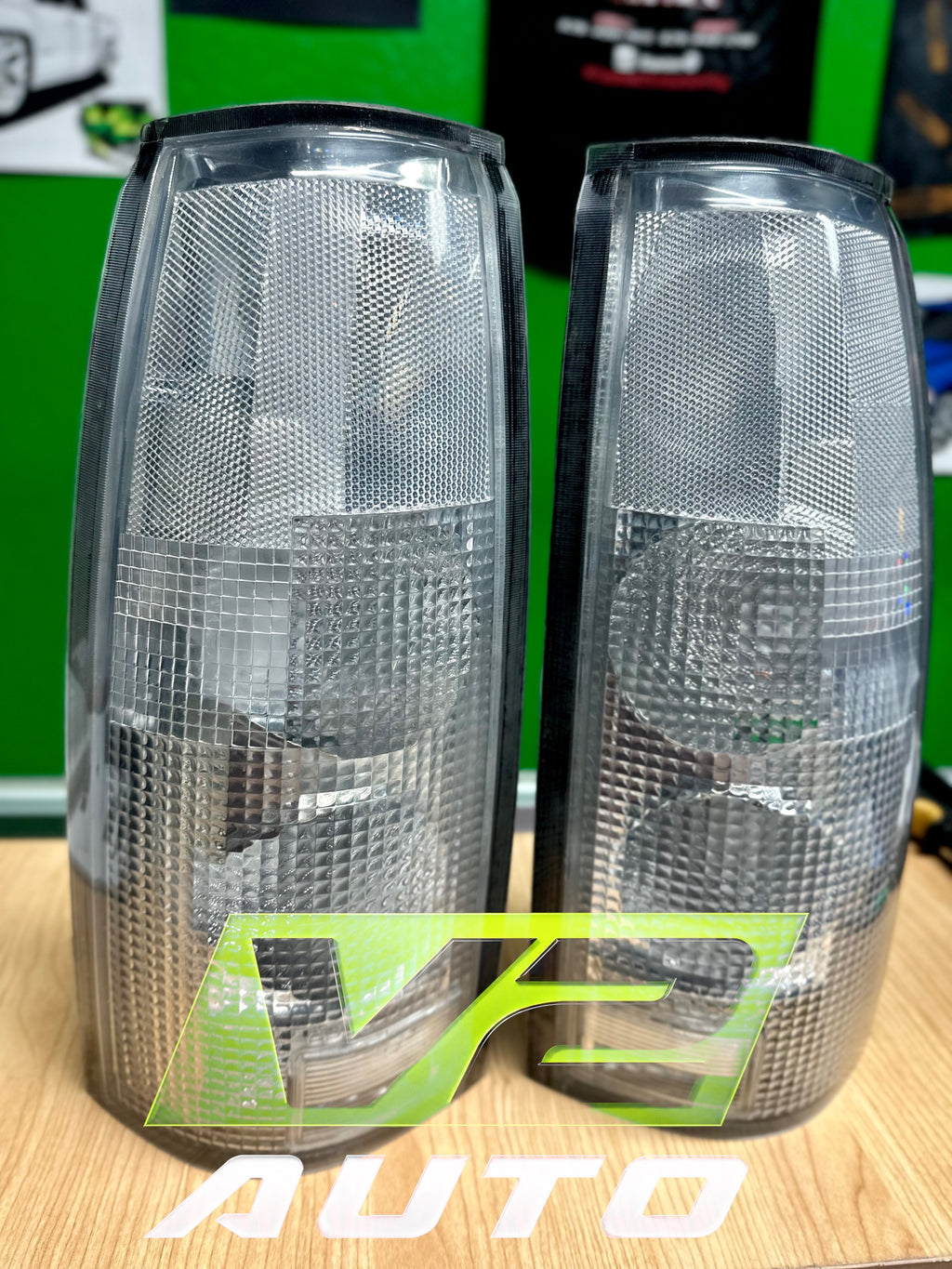 88-98 OBS Chevy Silverado Tahoe  Blazer GMC Sierra Yukon “JDM Clear” Tail Lamps